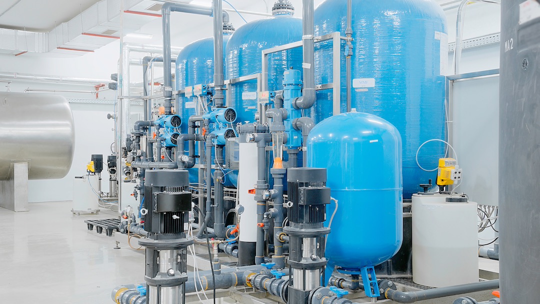 Sterling Spark RO water treatment system installation